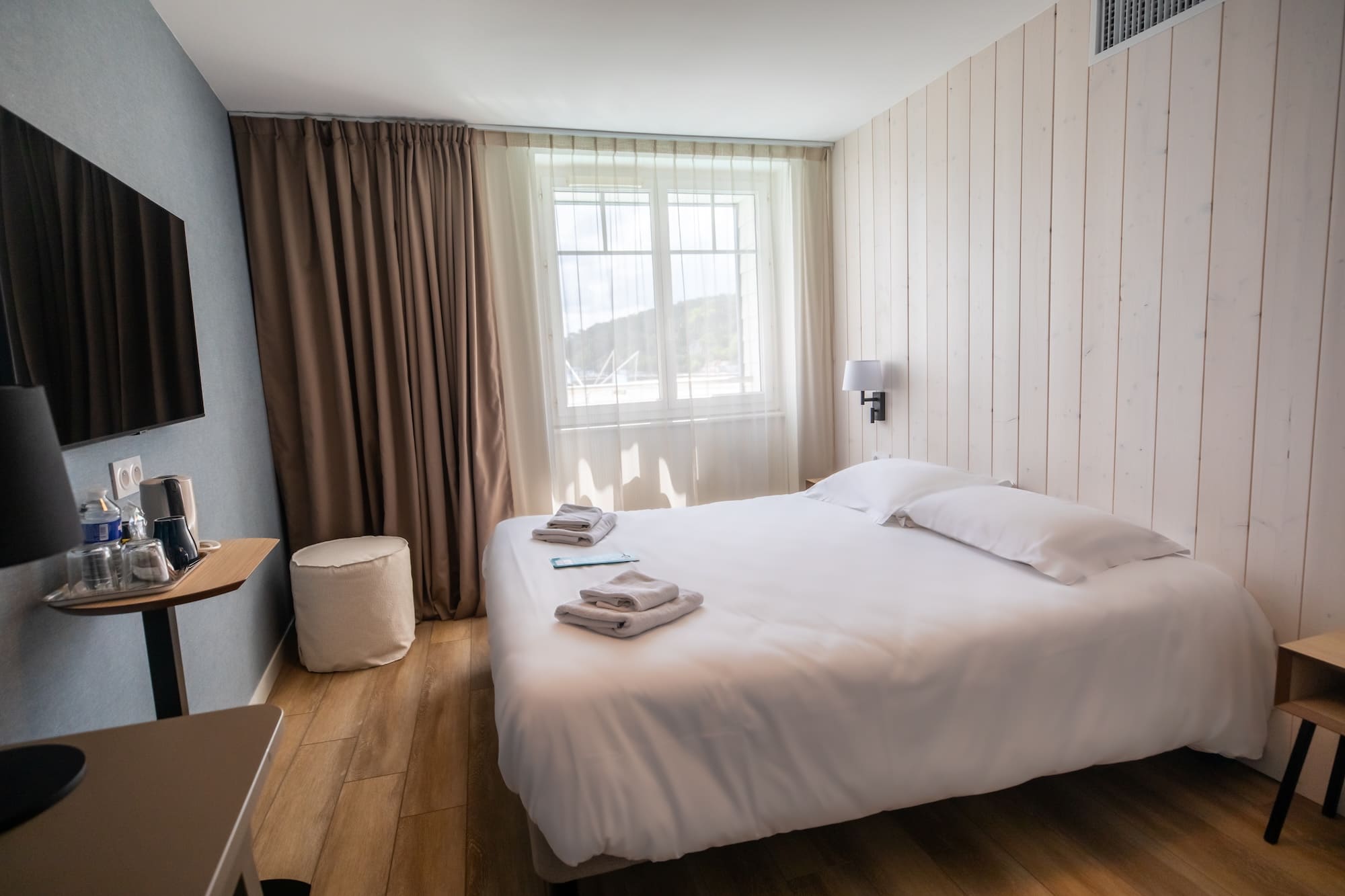 chambre double supérieure vue mer hotel baie du crozon 2